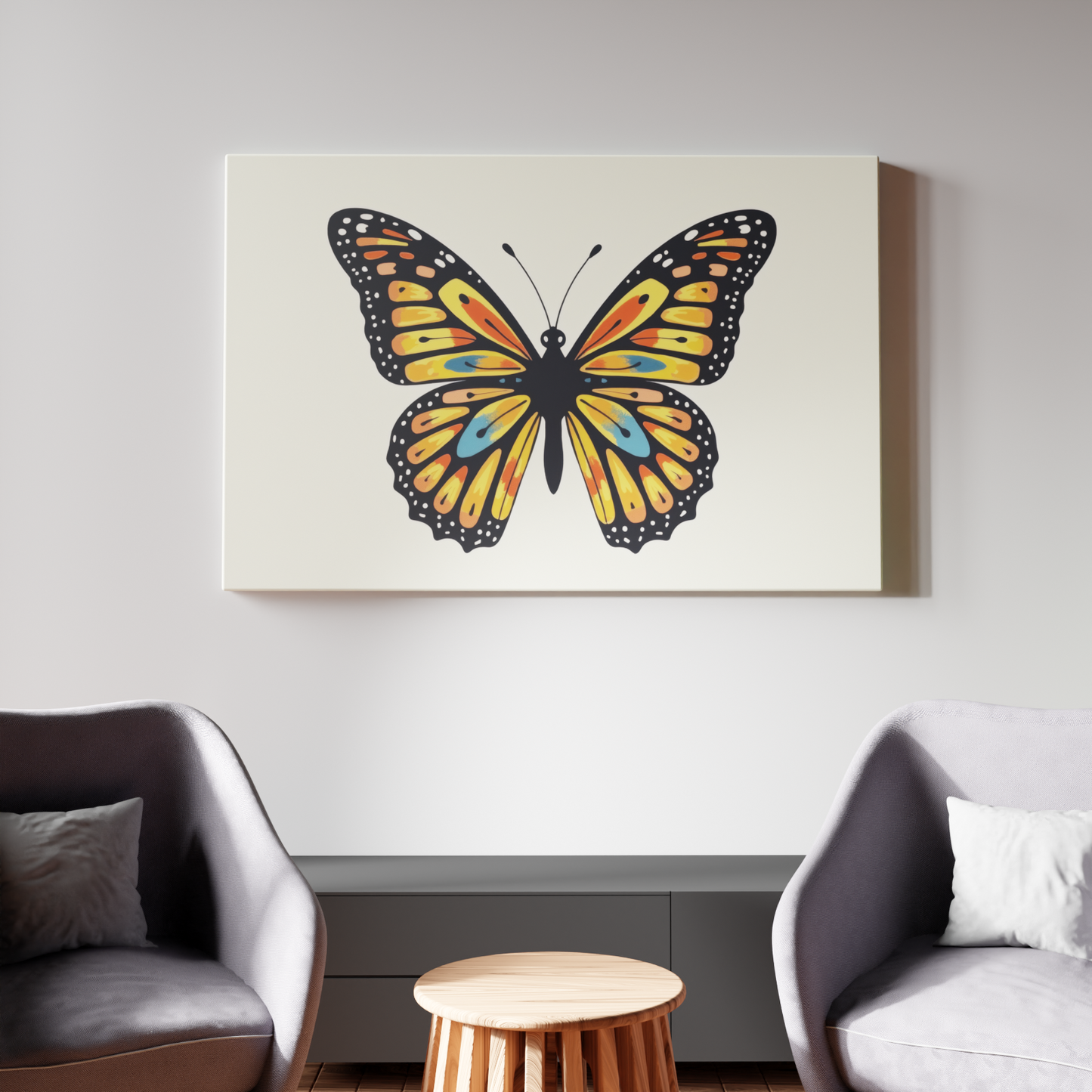 Vibrant Wings Against Light