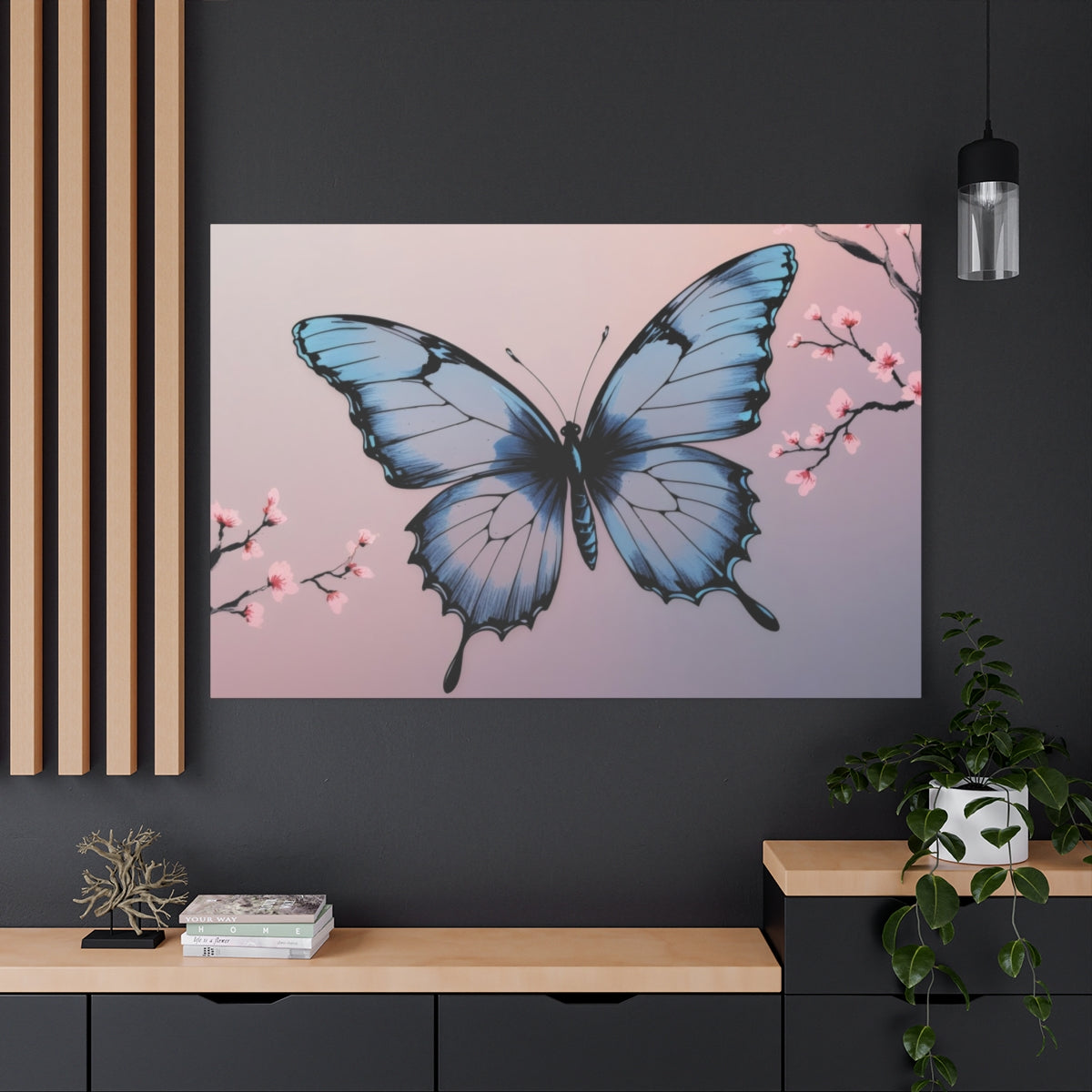 Azure Butterfly Blossom