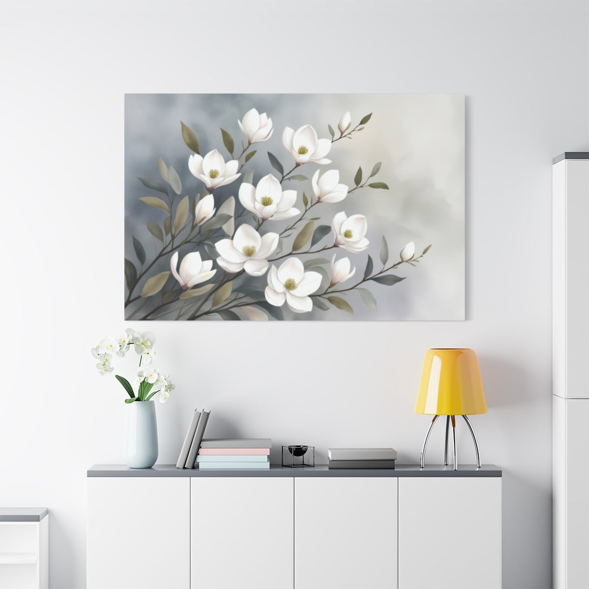Gentle Blooms Amidst Mist