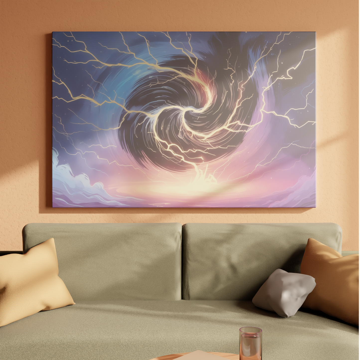 Celestial Vortex: Electric Explosion
