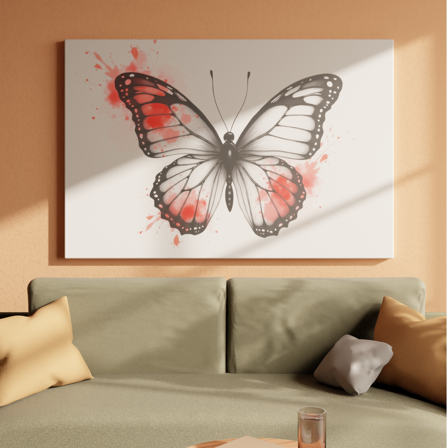 Crimson Butterfly Flight