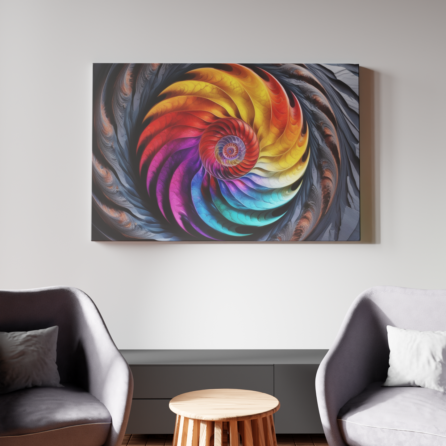 Vortex of Vibrant Hues