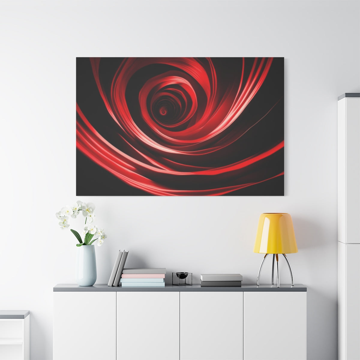 Swirling Crimson Vortex