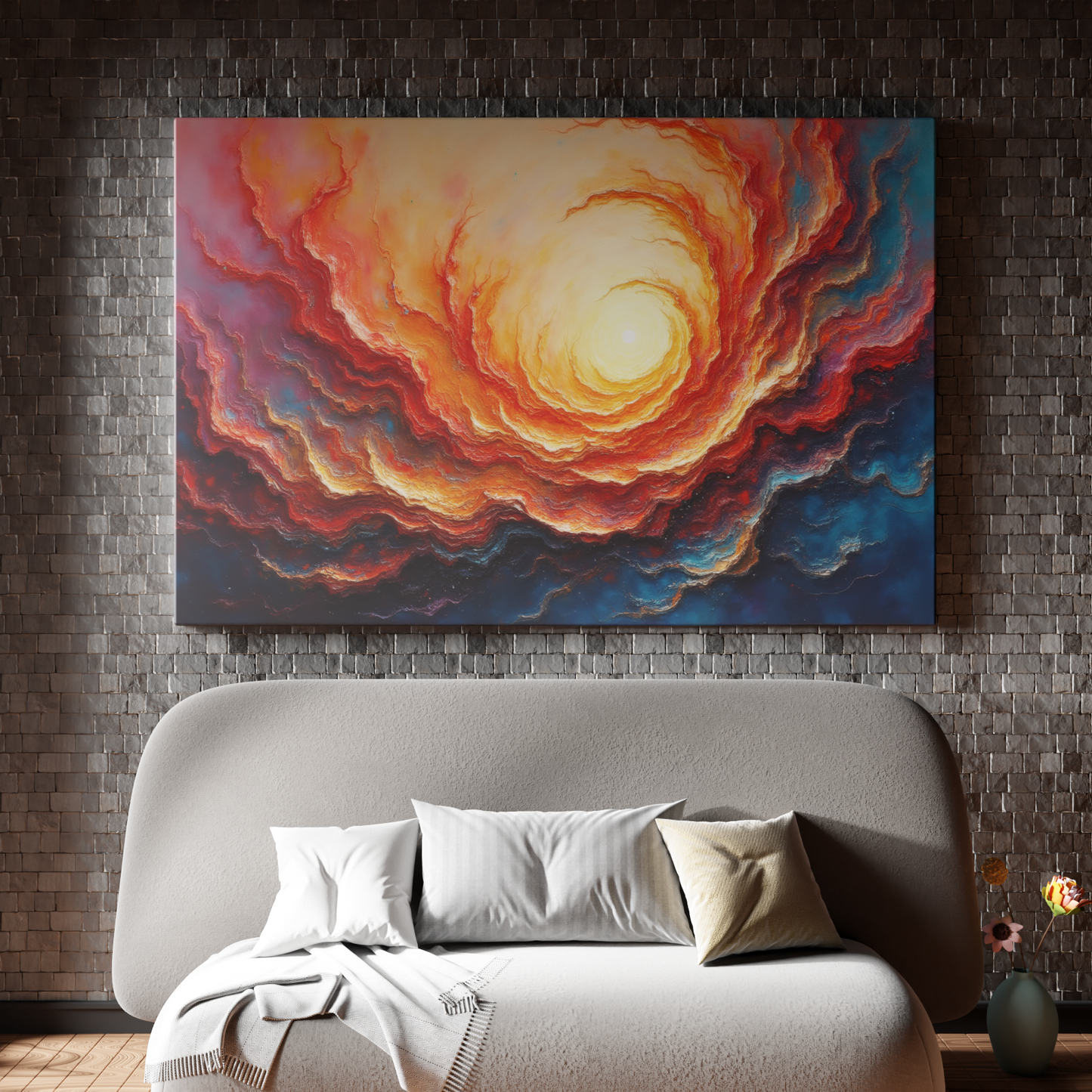 Celestial Swirls of Dawn