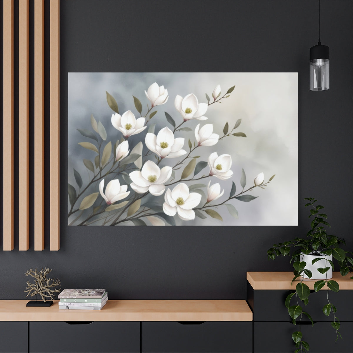 Gentle Blooms Amidst Mist