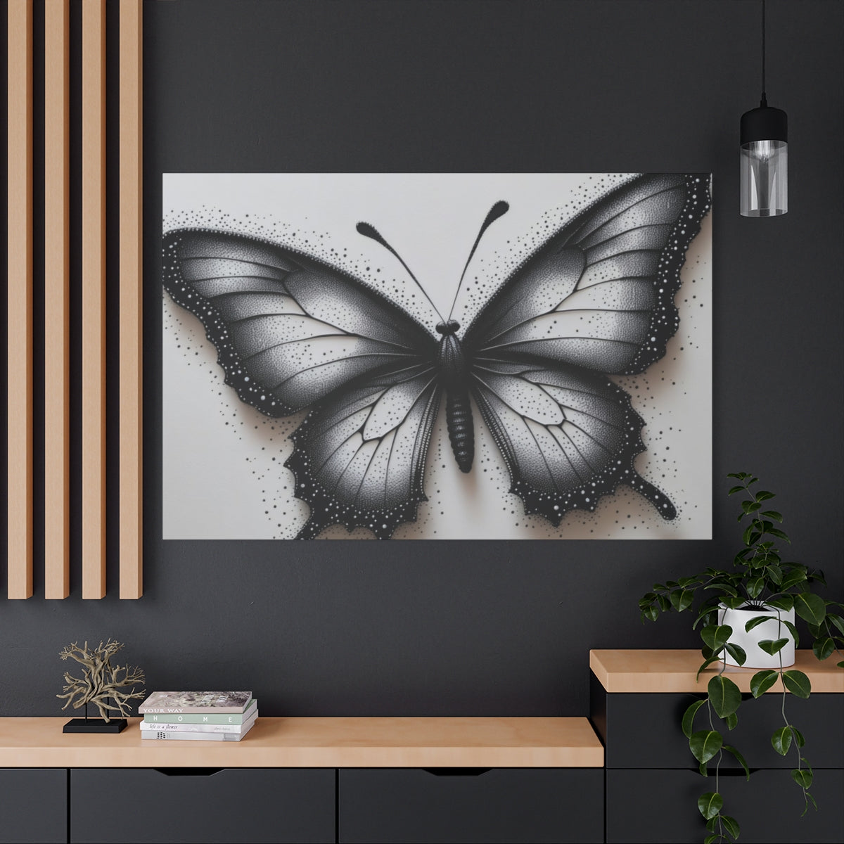 Ink Butterfly Elegance