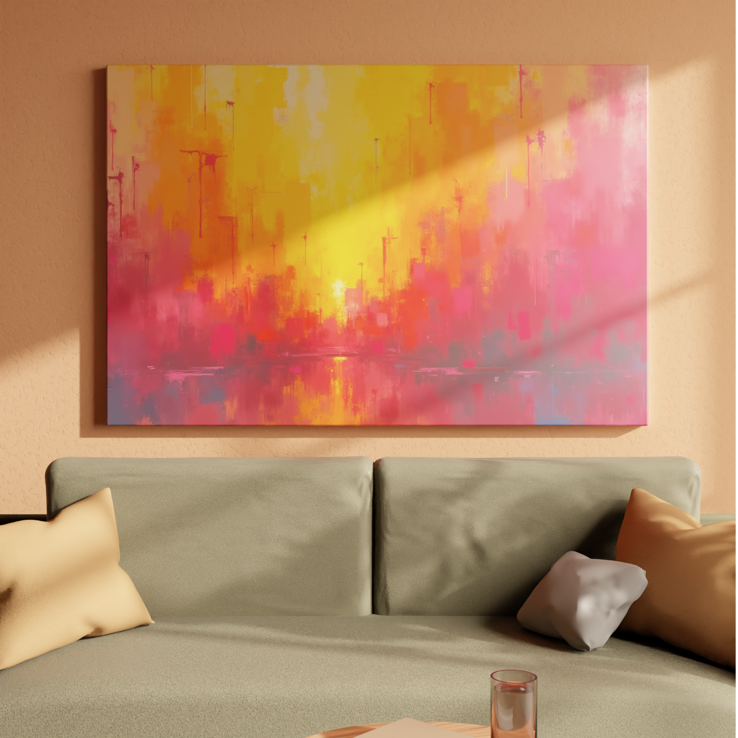 Sunset Symphony on Canvas