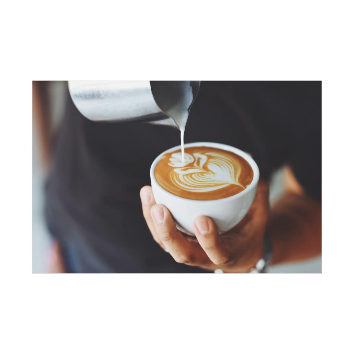 Artistic Latte Creation