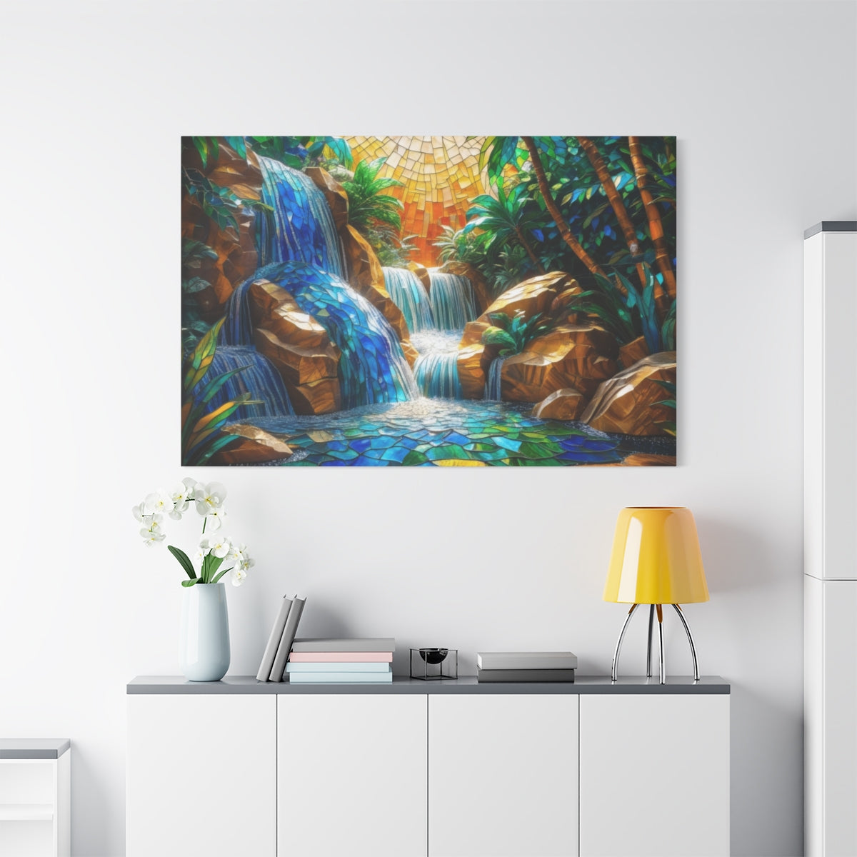 Luminous Jungle Cascade
