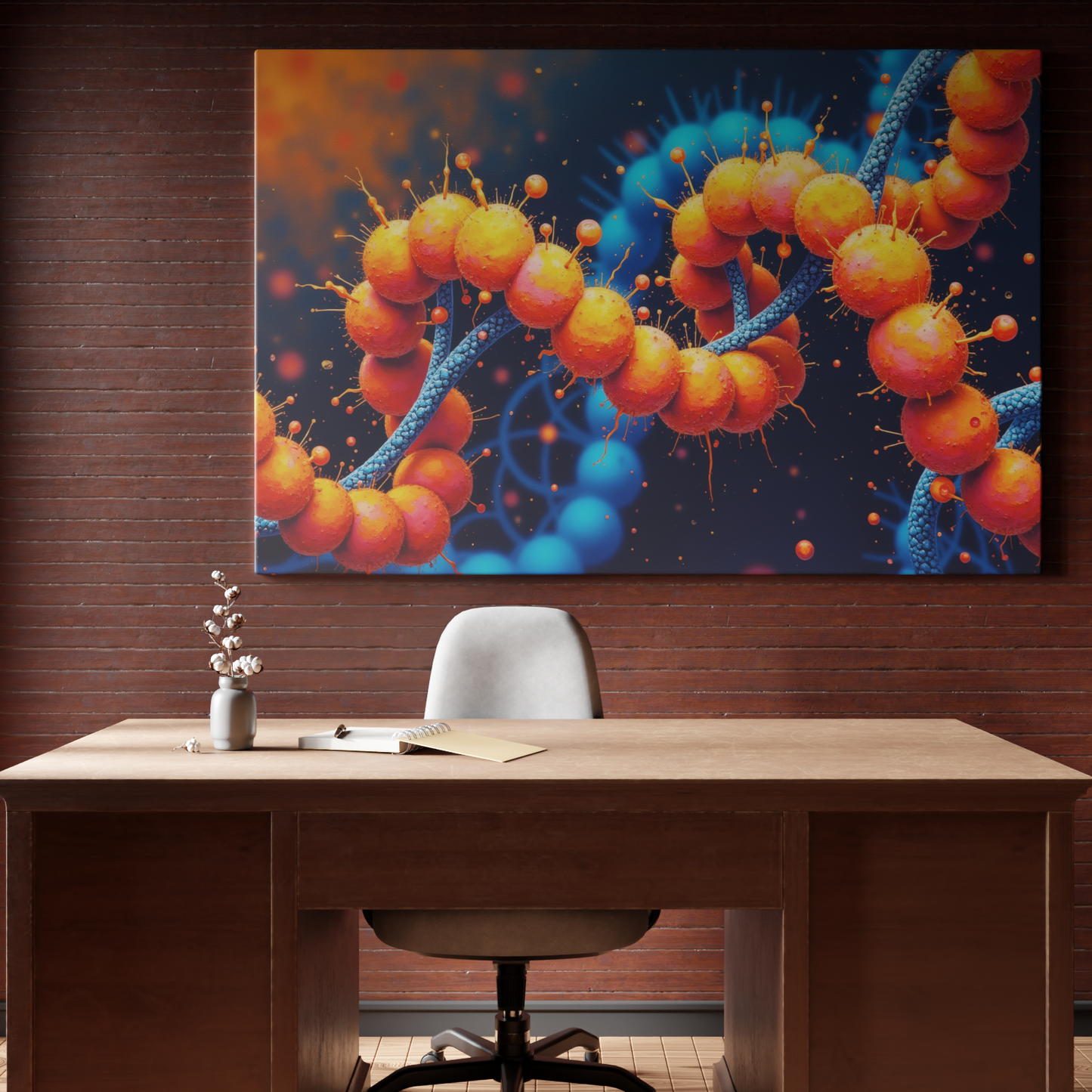 Molecular Dance of Color