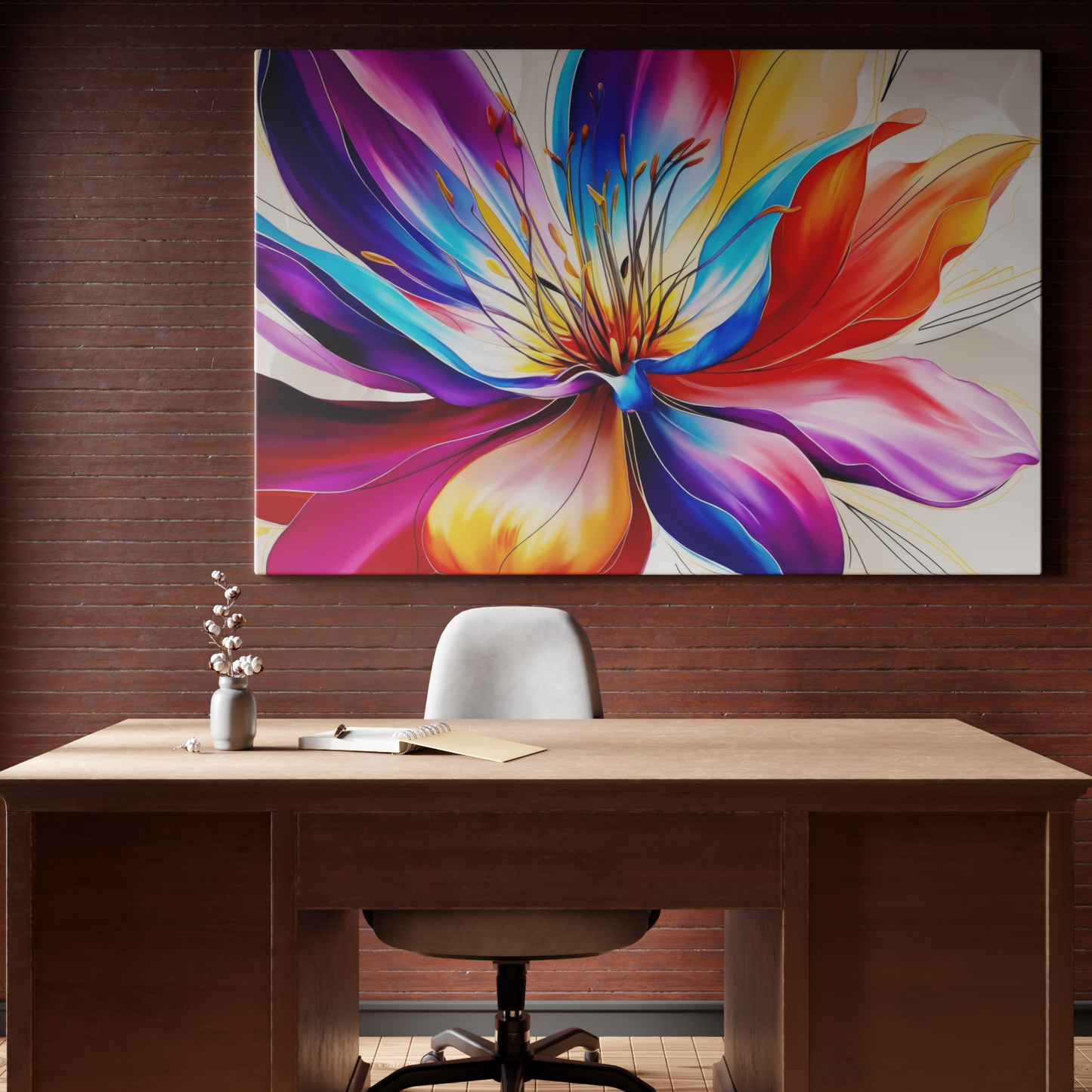 Floral Symphony in Vivid Hues