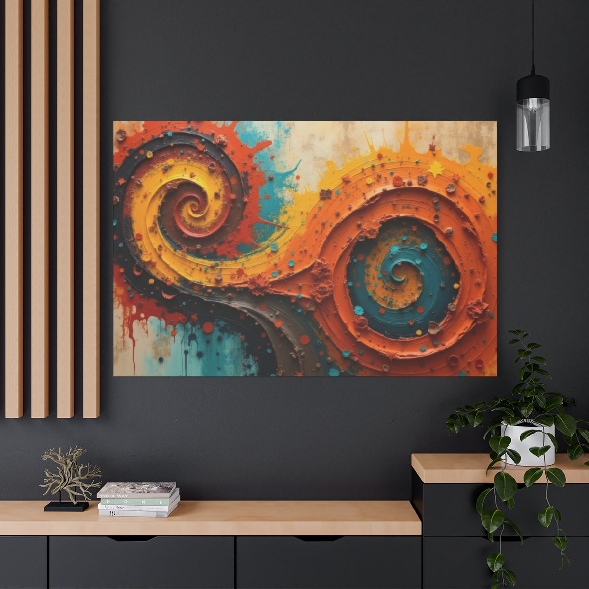 Vibrant Swirls of Creation
