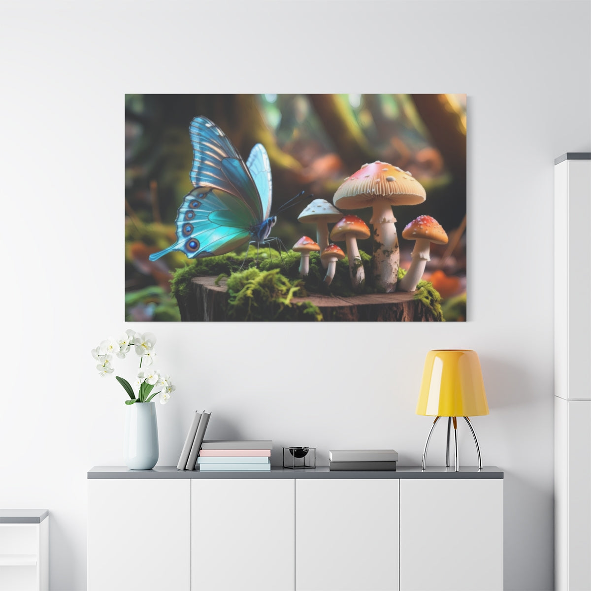 Whimsical Elegance in Forest Light