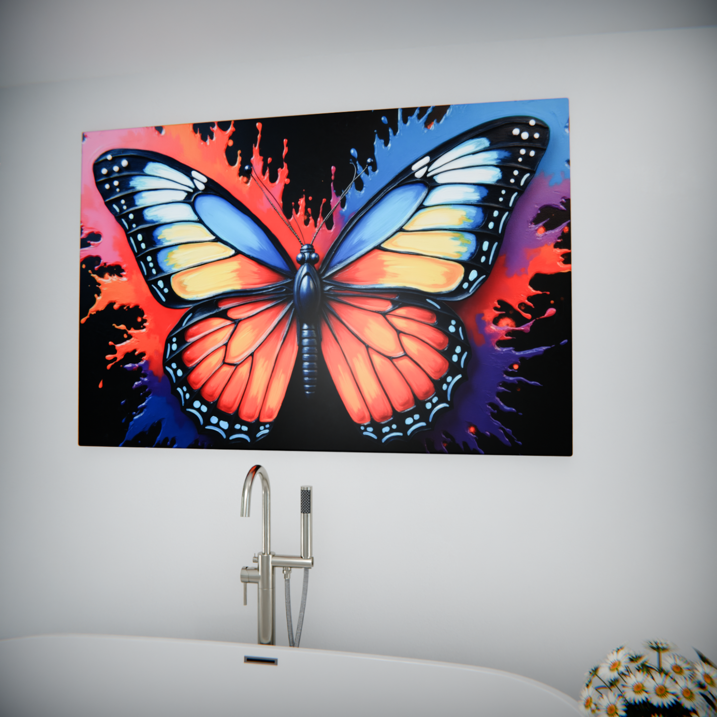Vibrant Butterfly Explosion