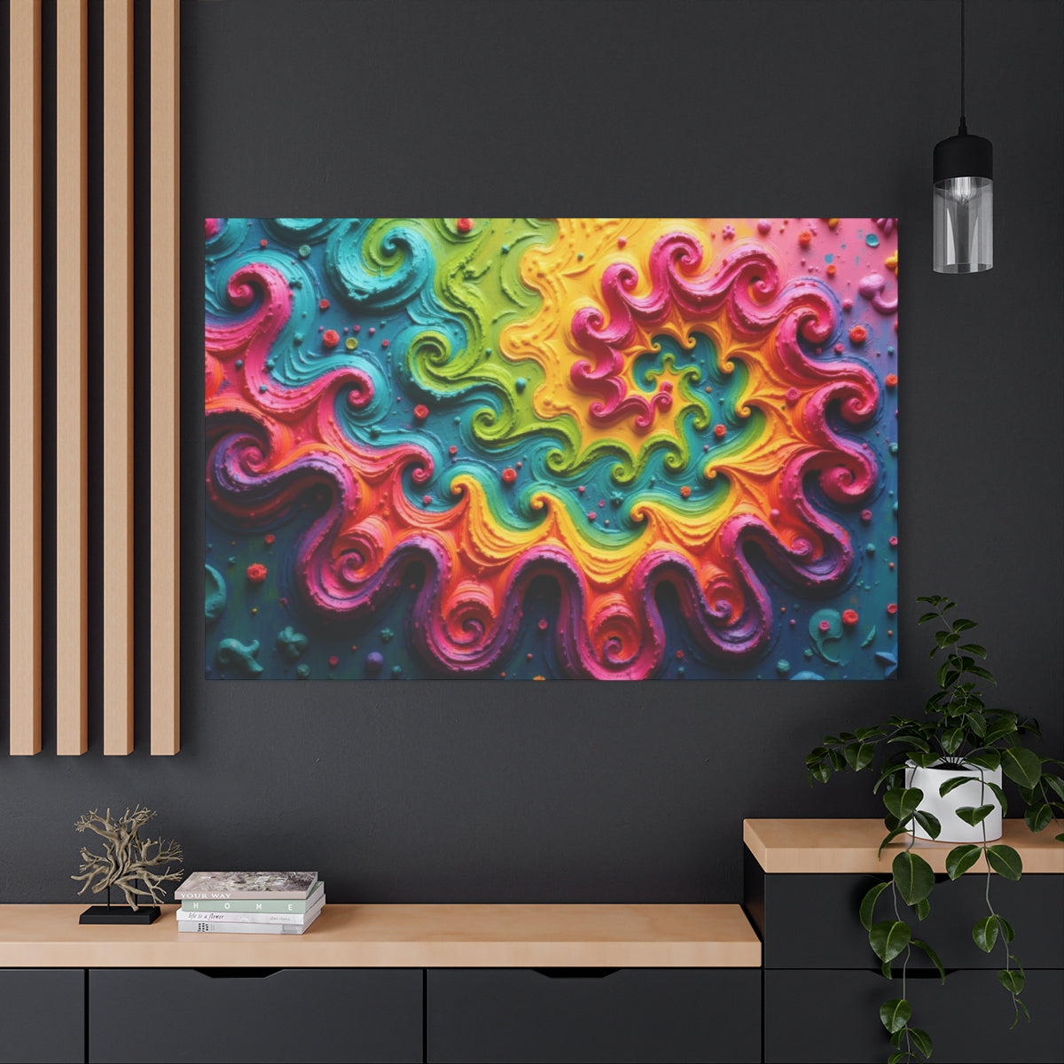 Swirling Vortex of Colors