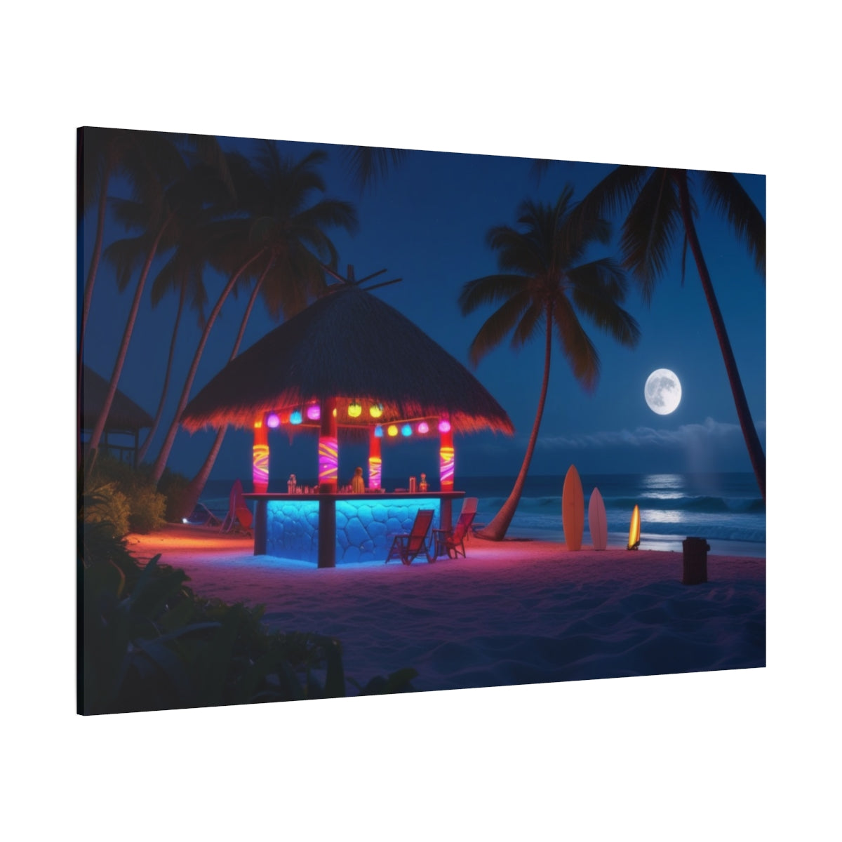 Moonlit Beach Oasis