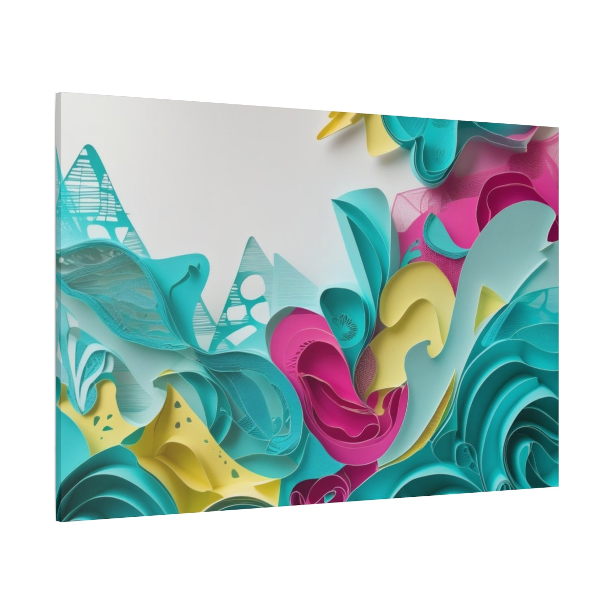 Waves of Colorful Paper Dreams