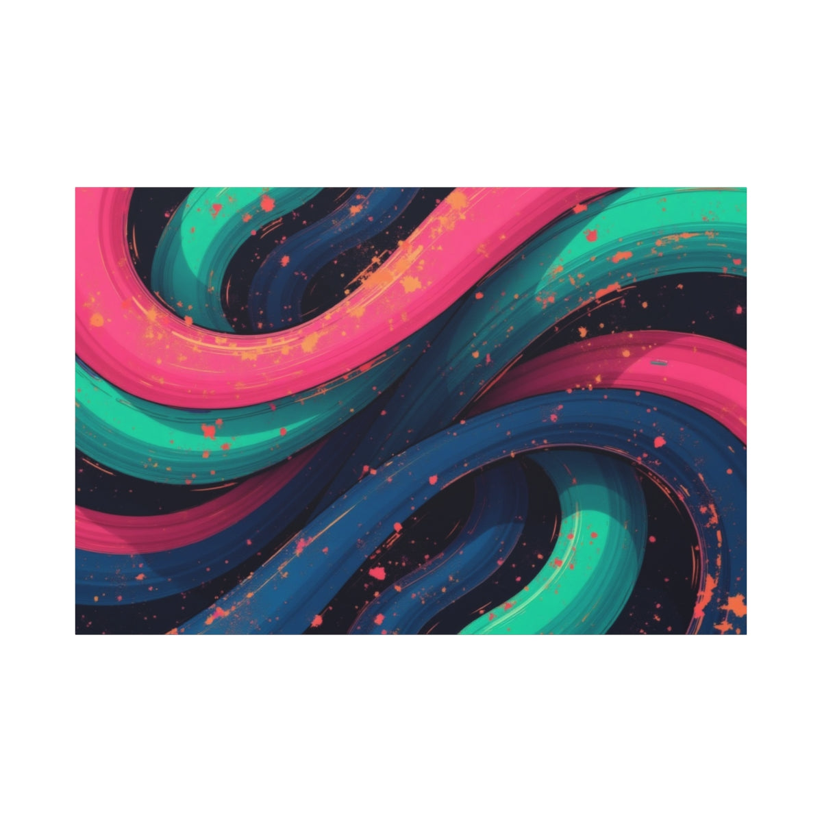 Neon River Currents