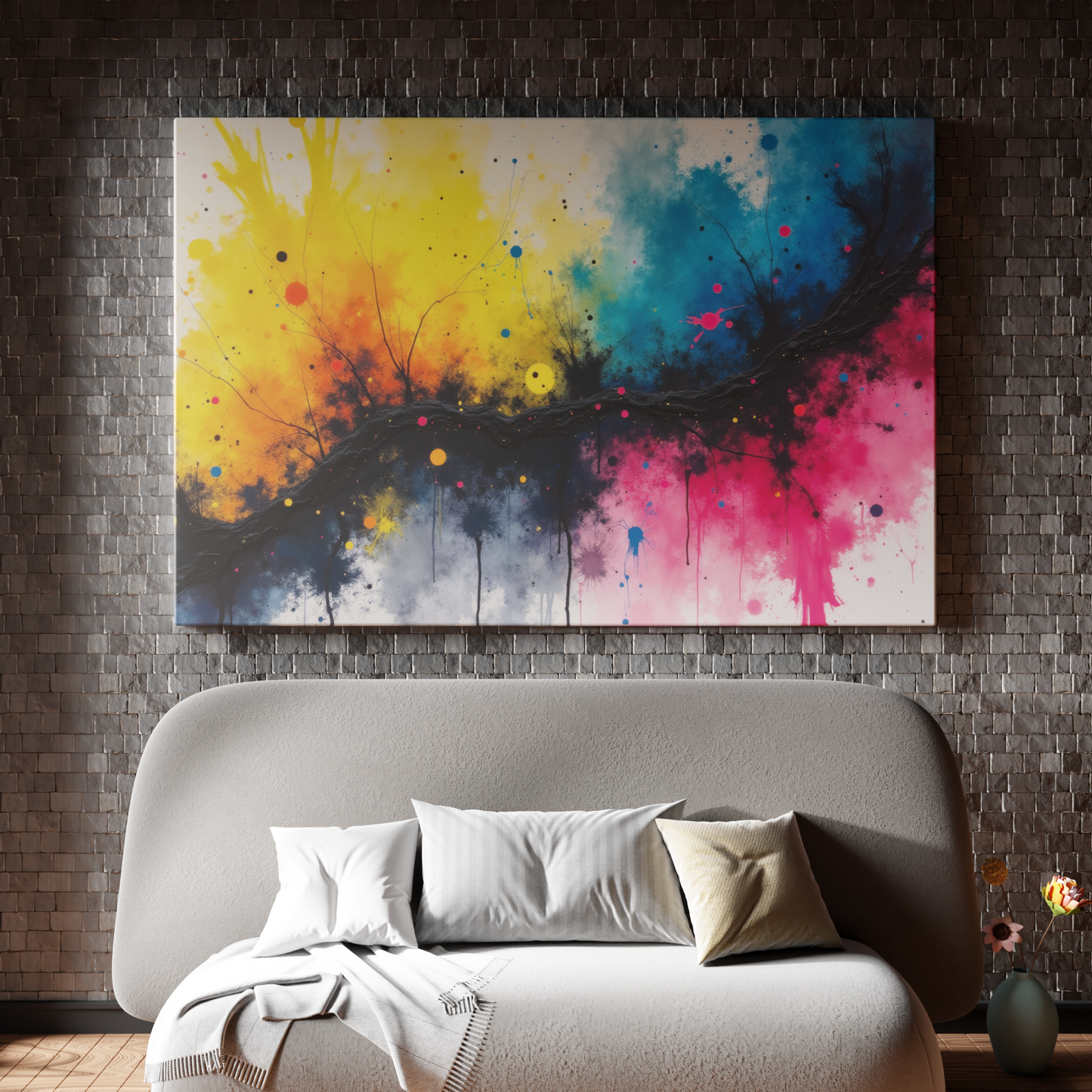 Colorful Collision of Elements