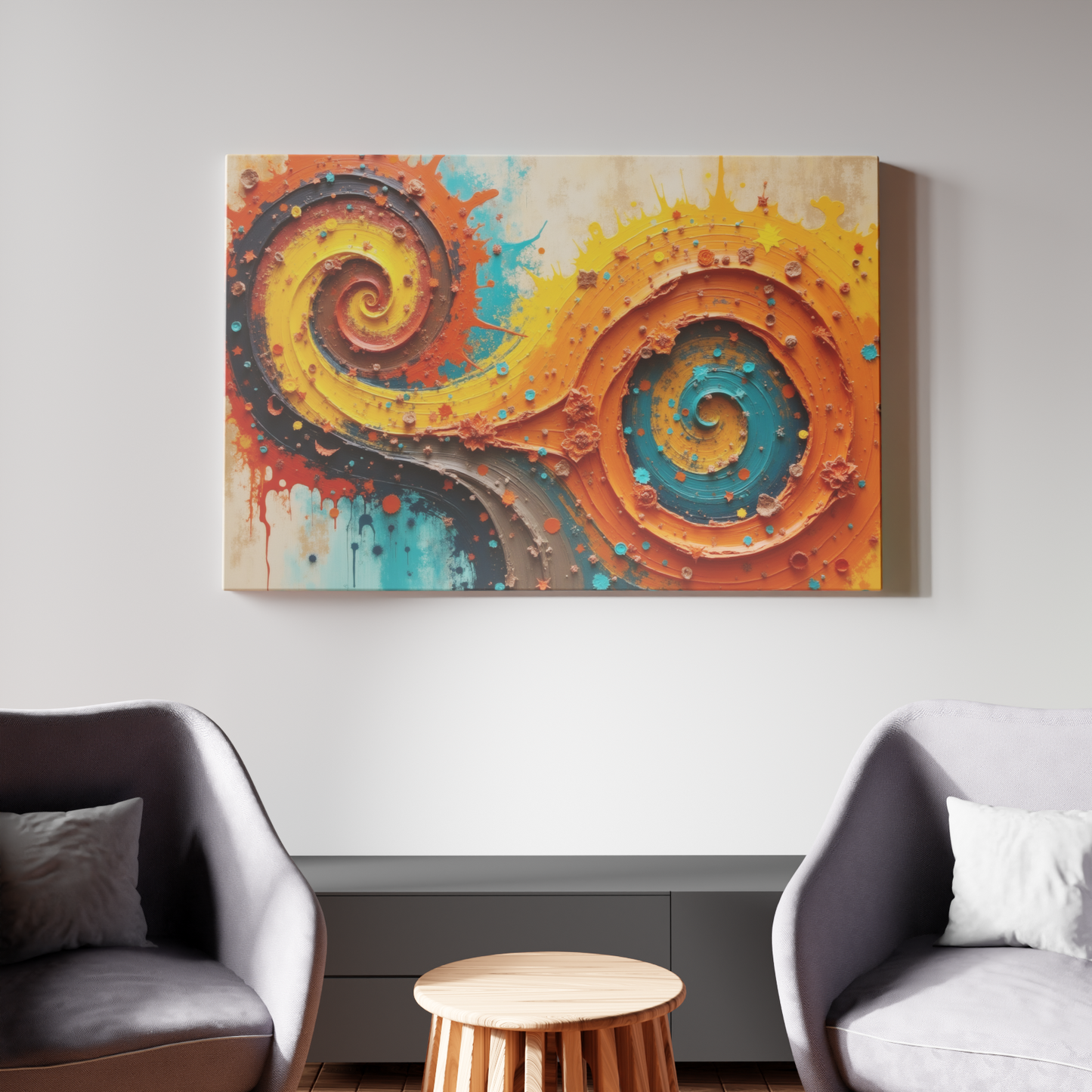 Vibrant Swirls of Creation
