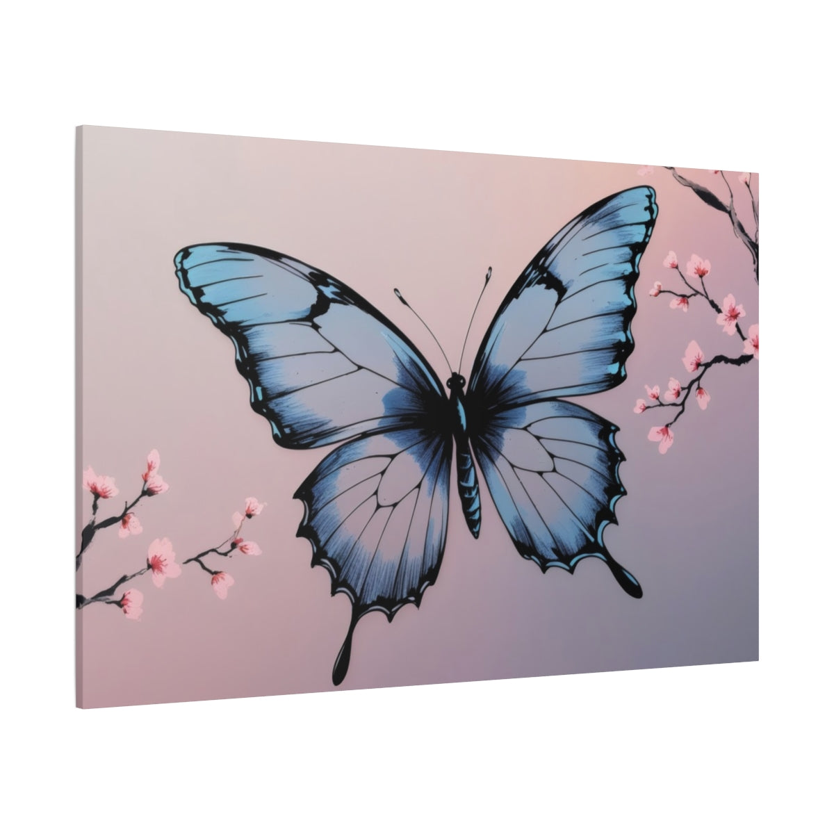 Azure Butterfly Blossom