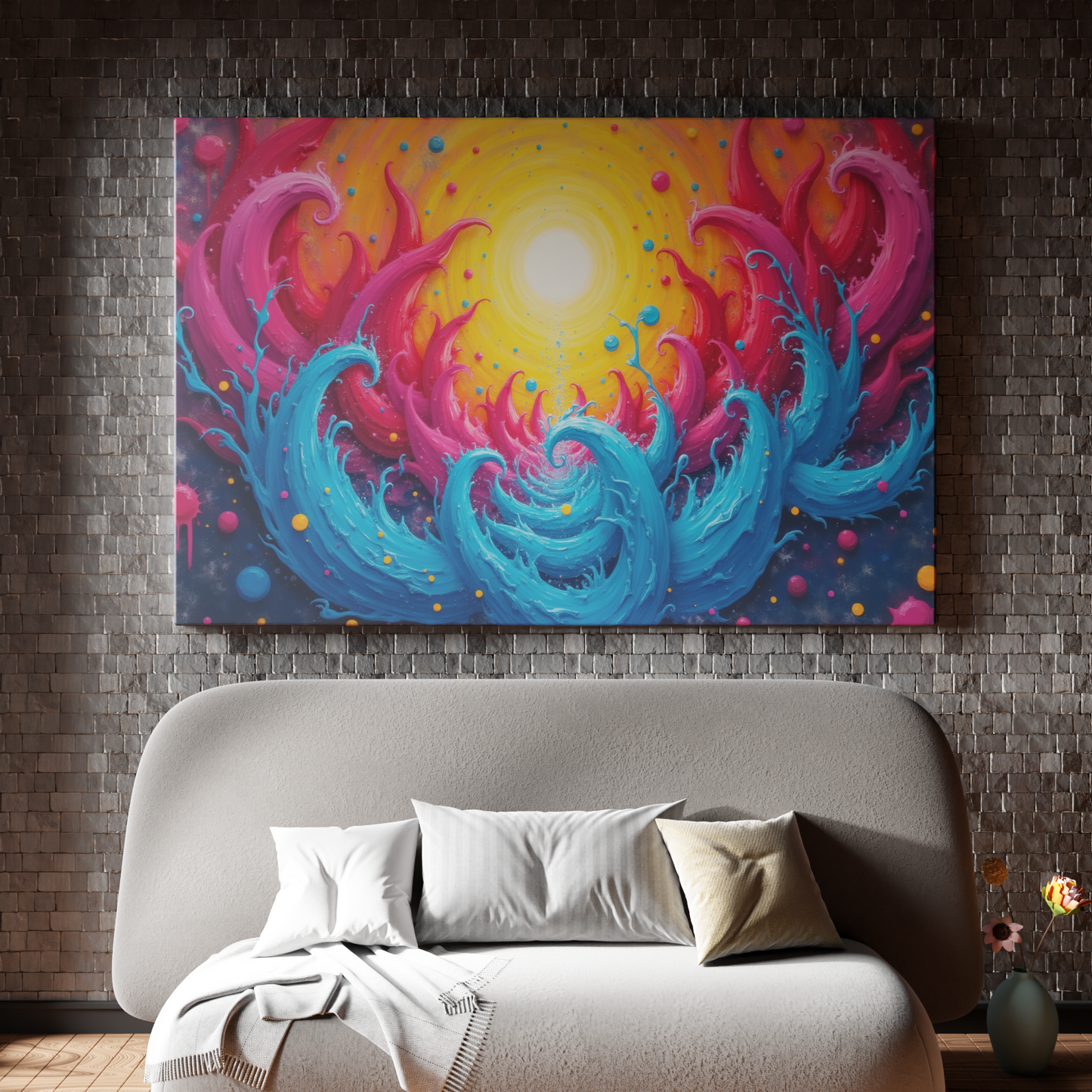 Vortex of Vivid Waves
