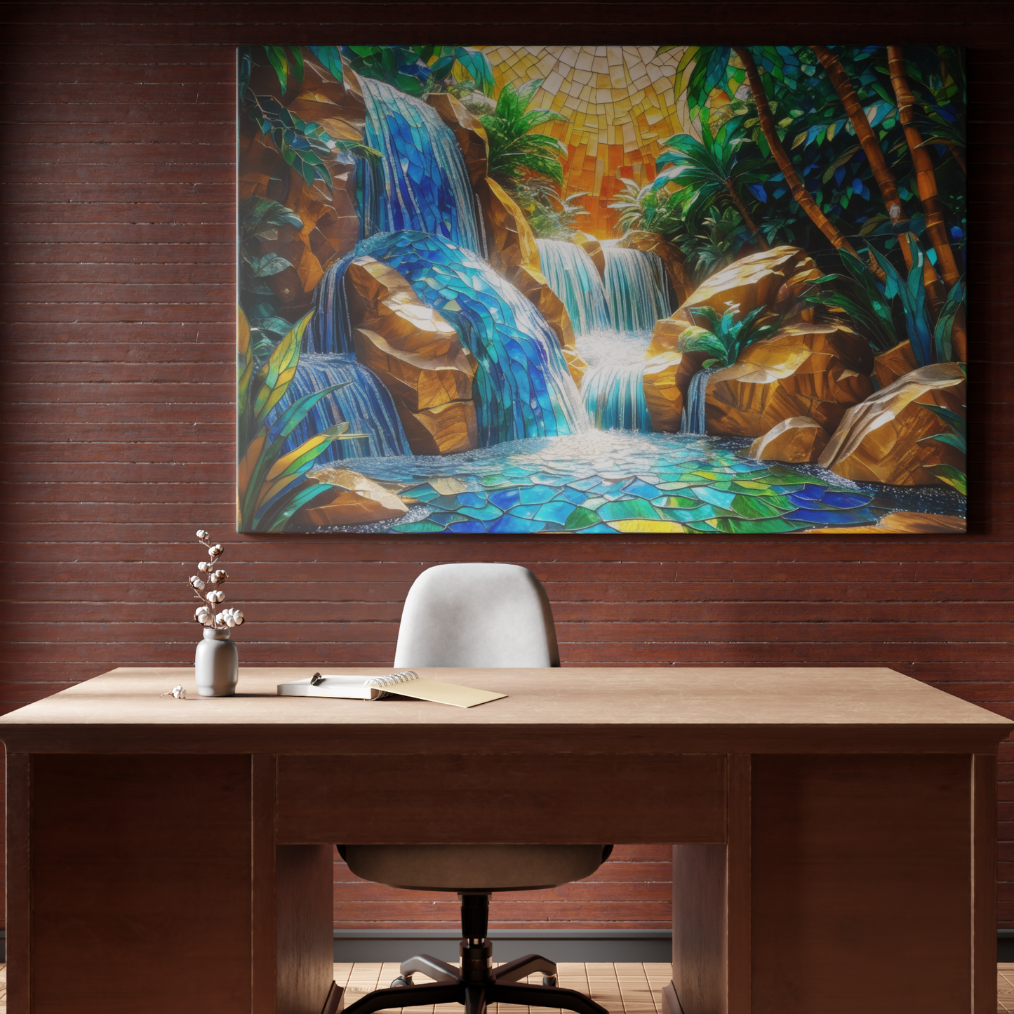 Luminous Jungle Cascade