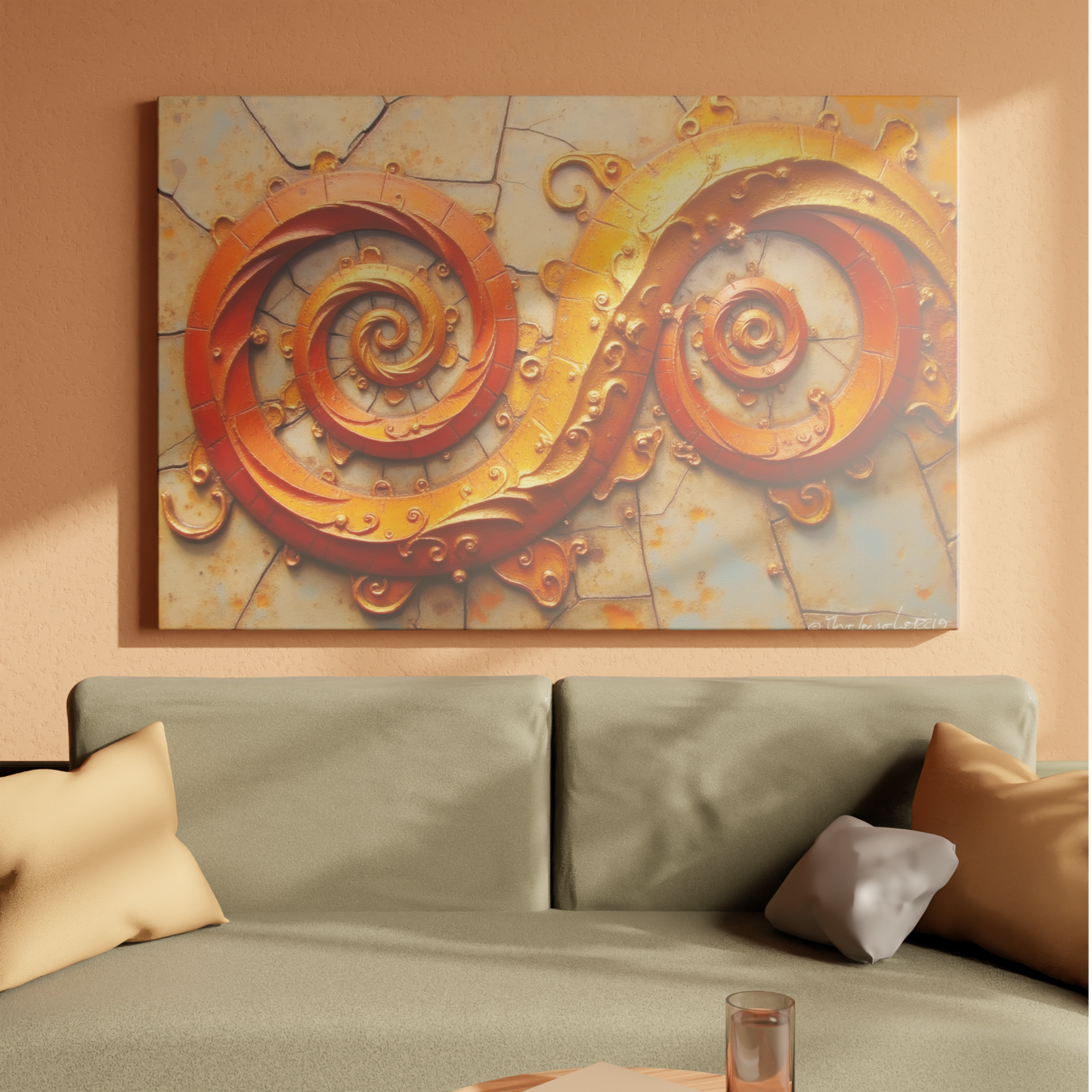 Bronze Swirl Symphony