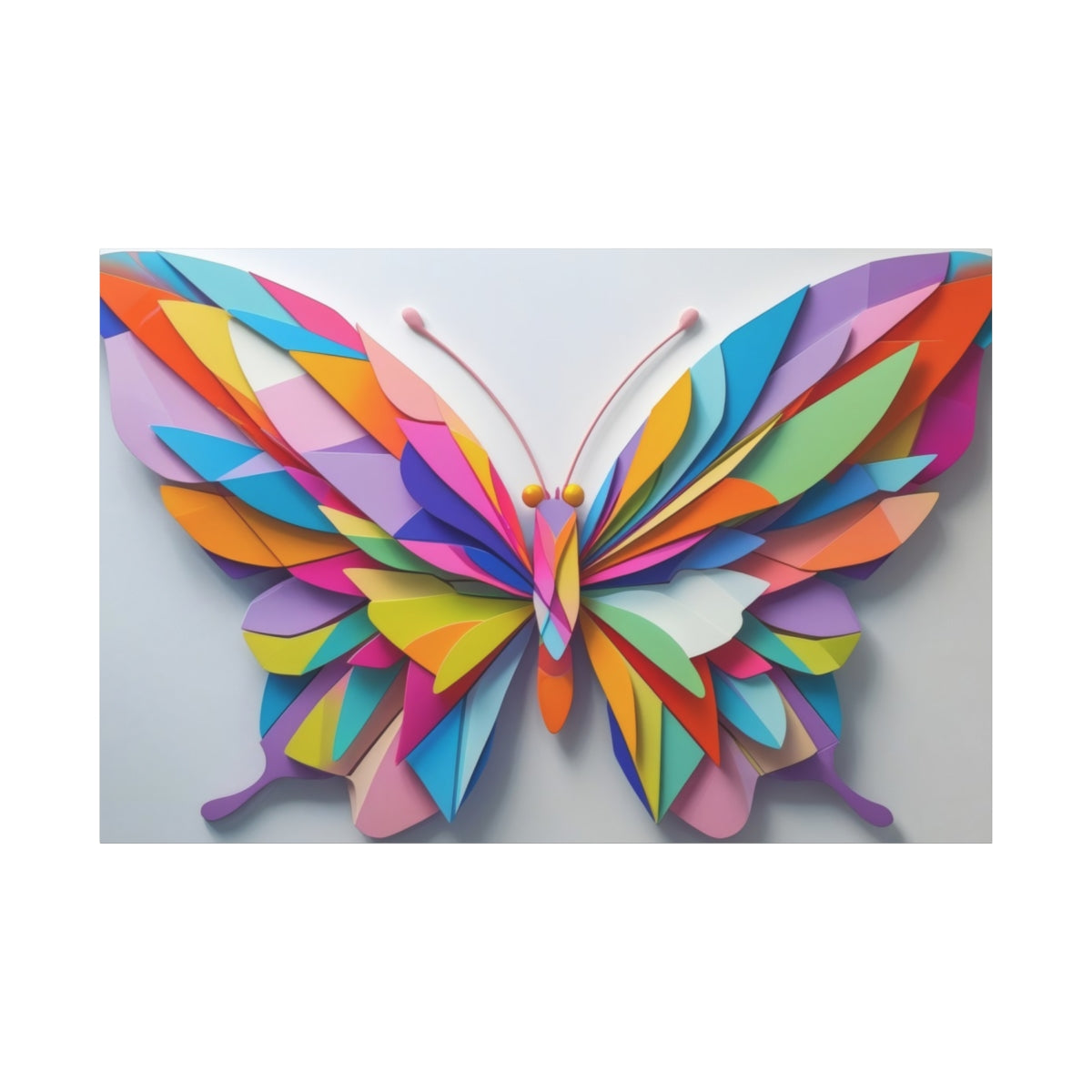 Vibrant Kaleidoscope Butterfly