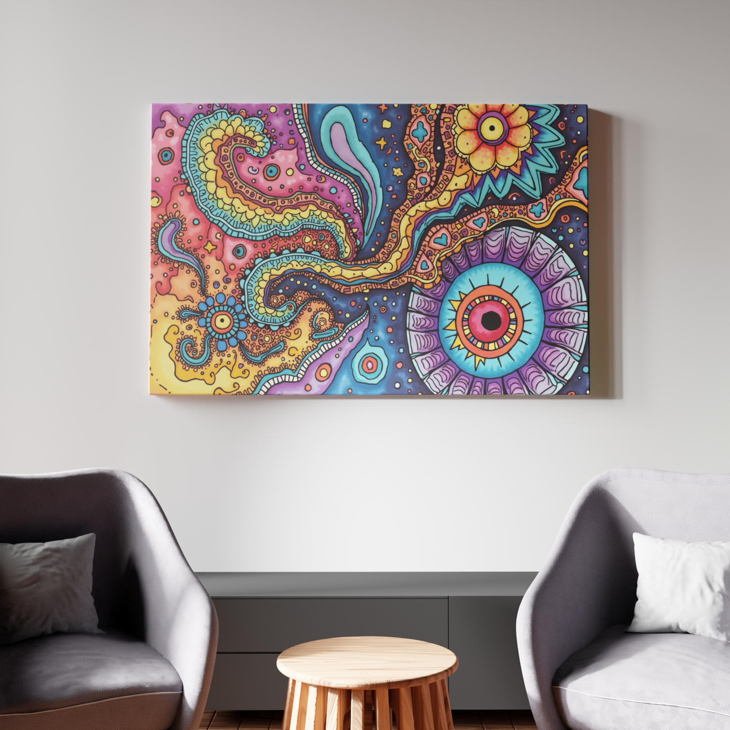Whimsical Cosmic Dance