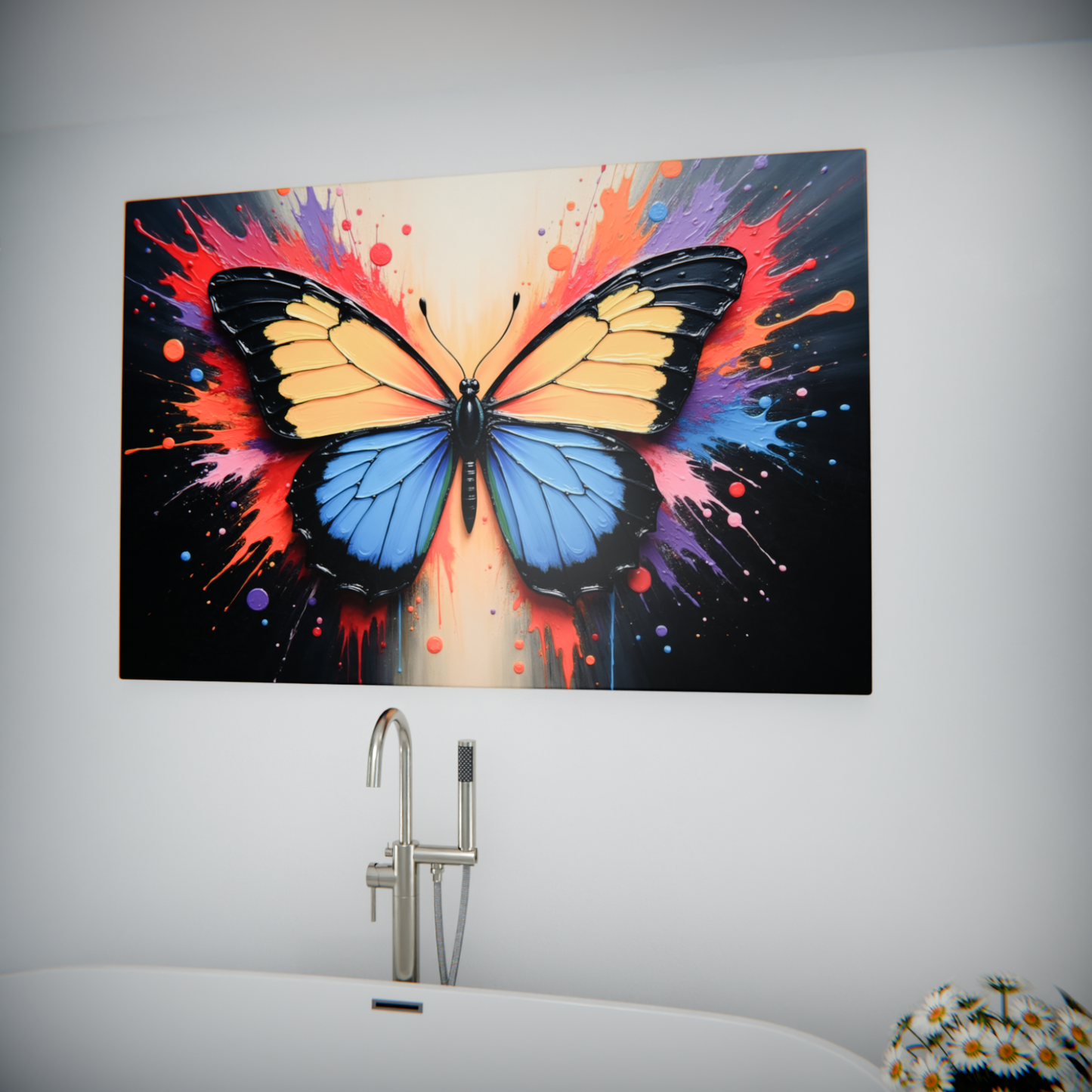 Vibrant Butterfly Explosion
