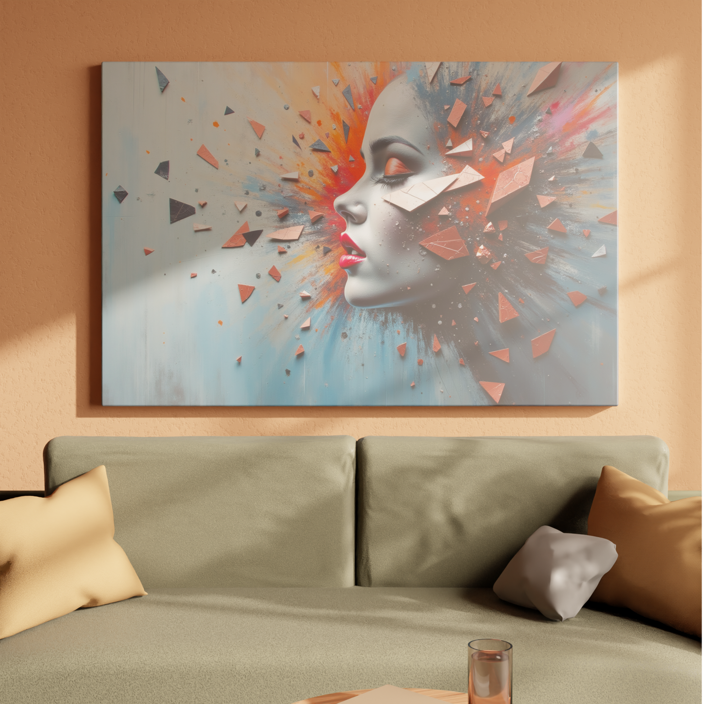 Fragmented Beauty: Shattered Expressions