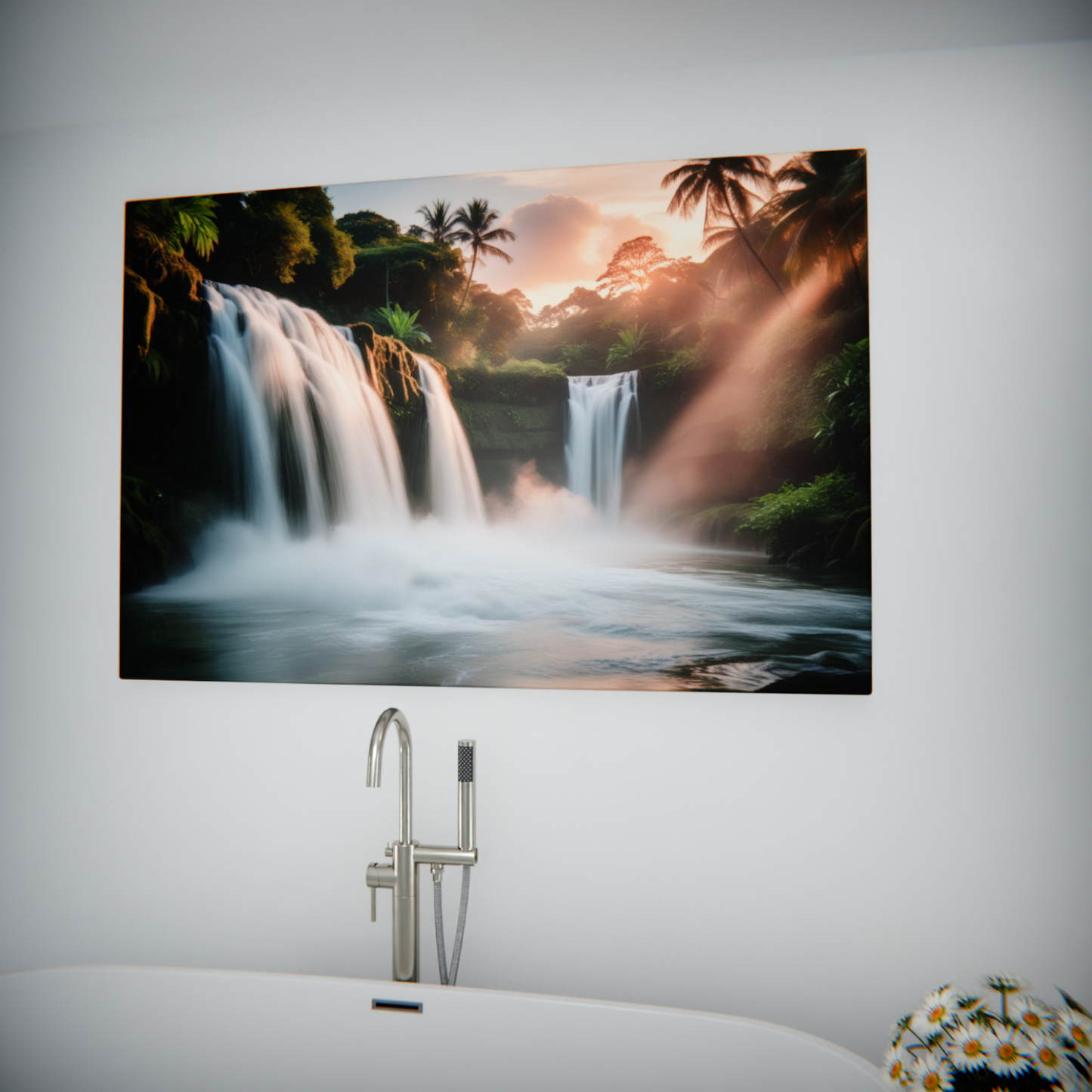 Sunset Serenity at Jungle Falls