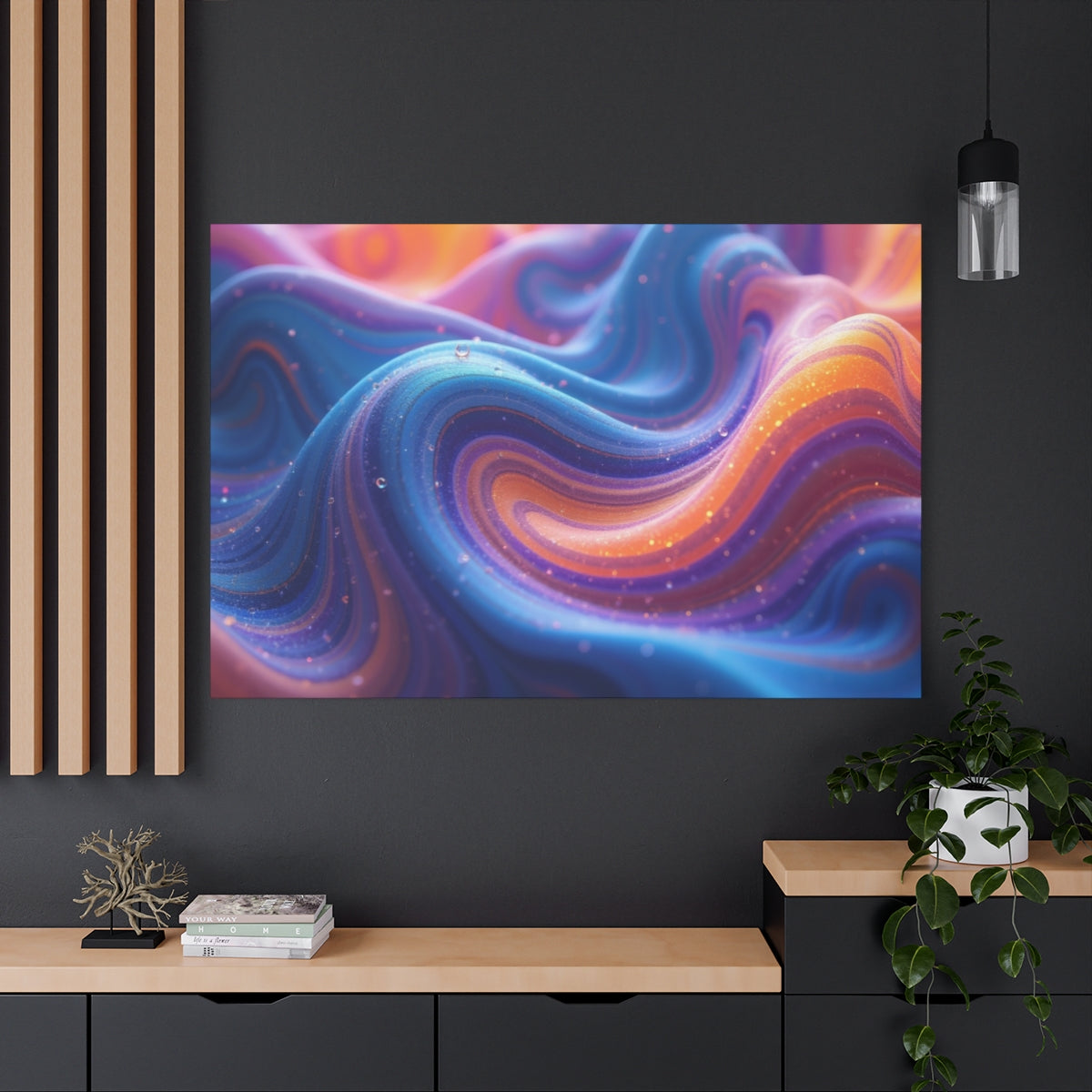 Waves of Vibrant Elegance