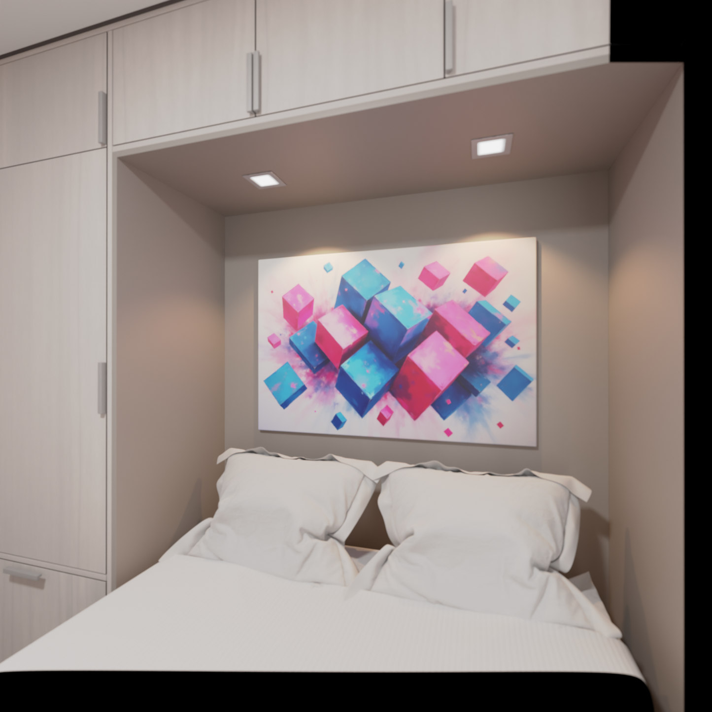 Cubes of Vibrant Imagination