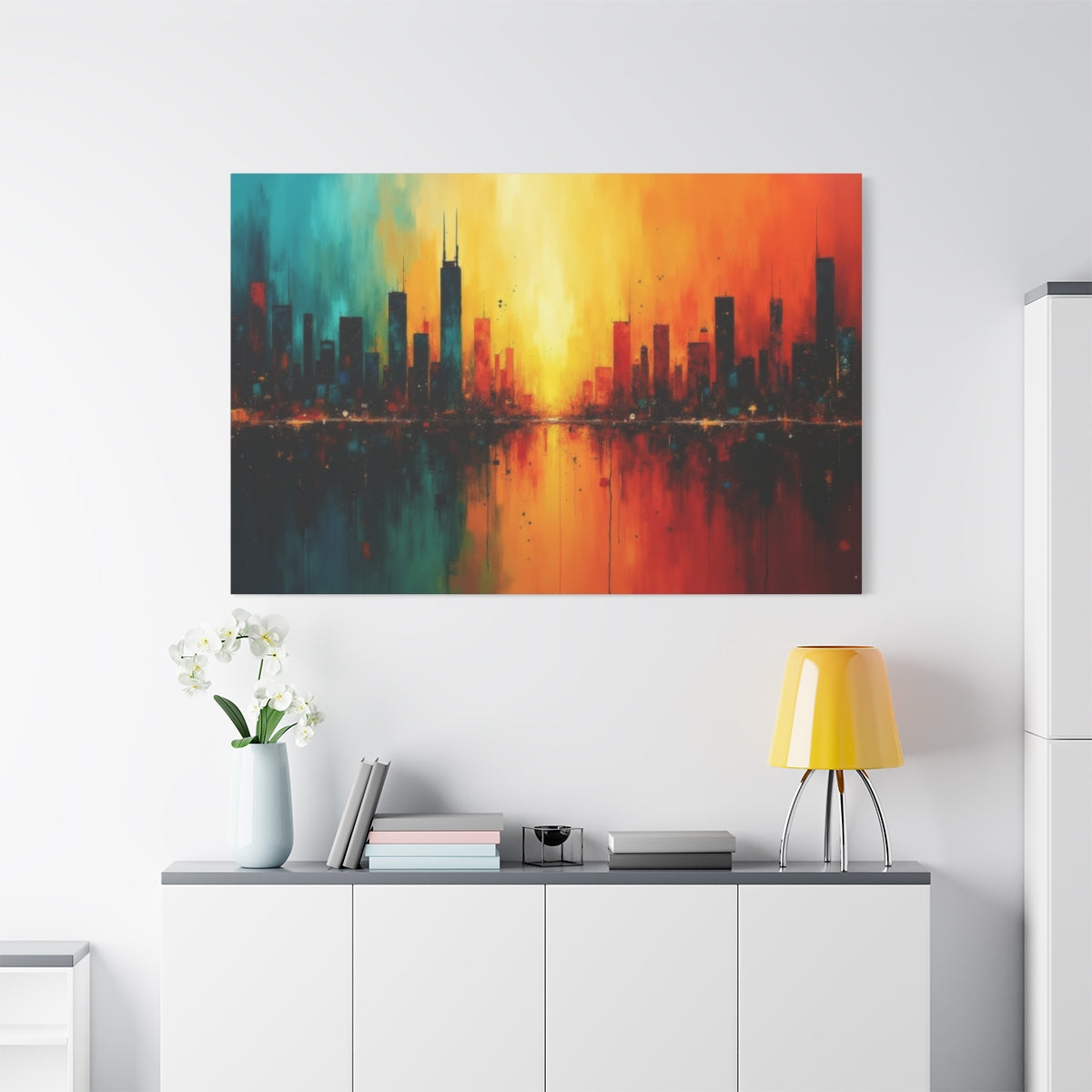 Cityscape in Flames