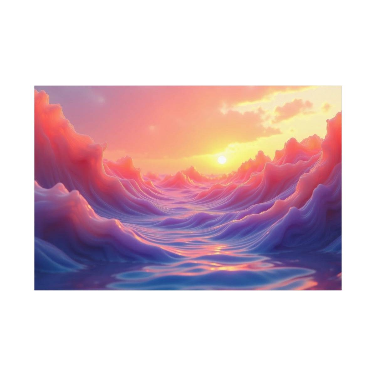 Sunset Waves of Dreamscape