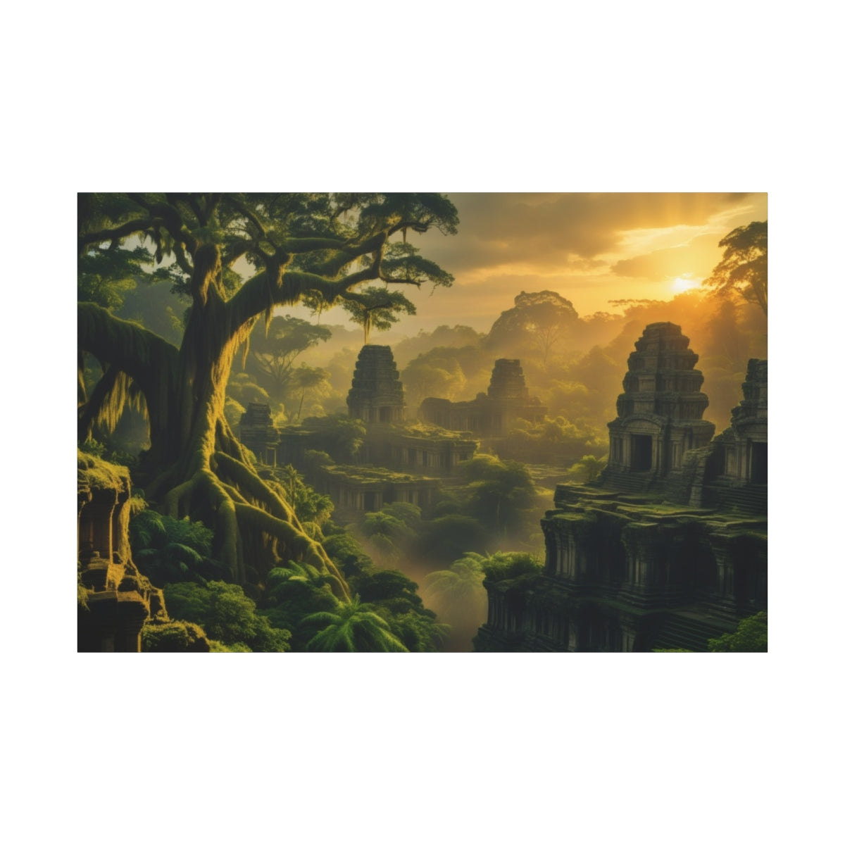 Ancient Ruins at Dawn