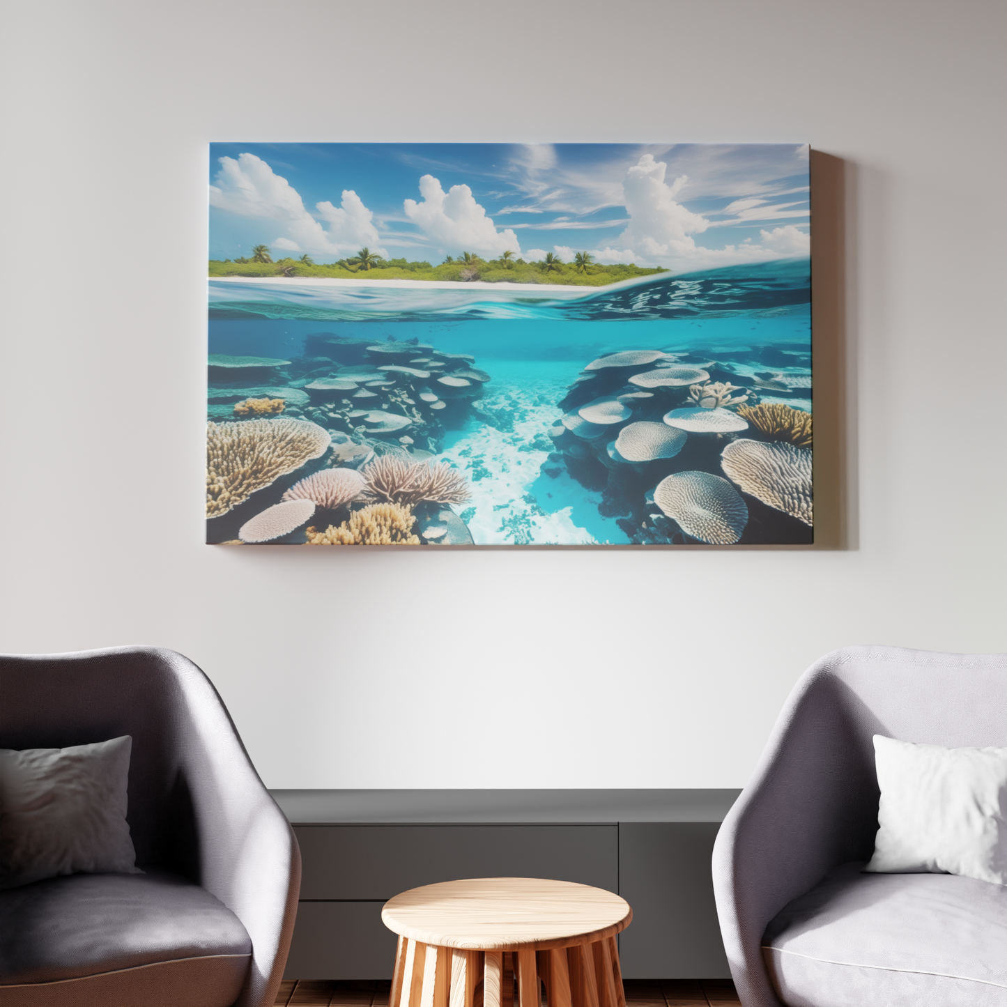 Beneath the Waves: A Tropical Dreamscape