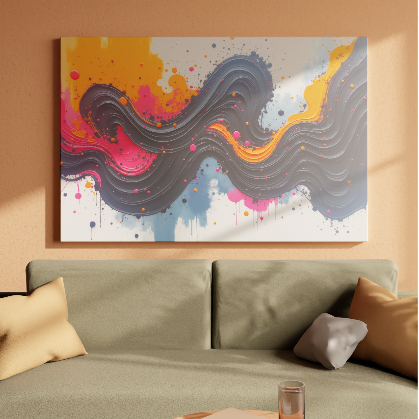 Rhythms of Color: Wavy Euphoria