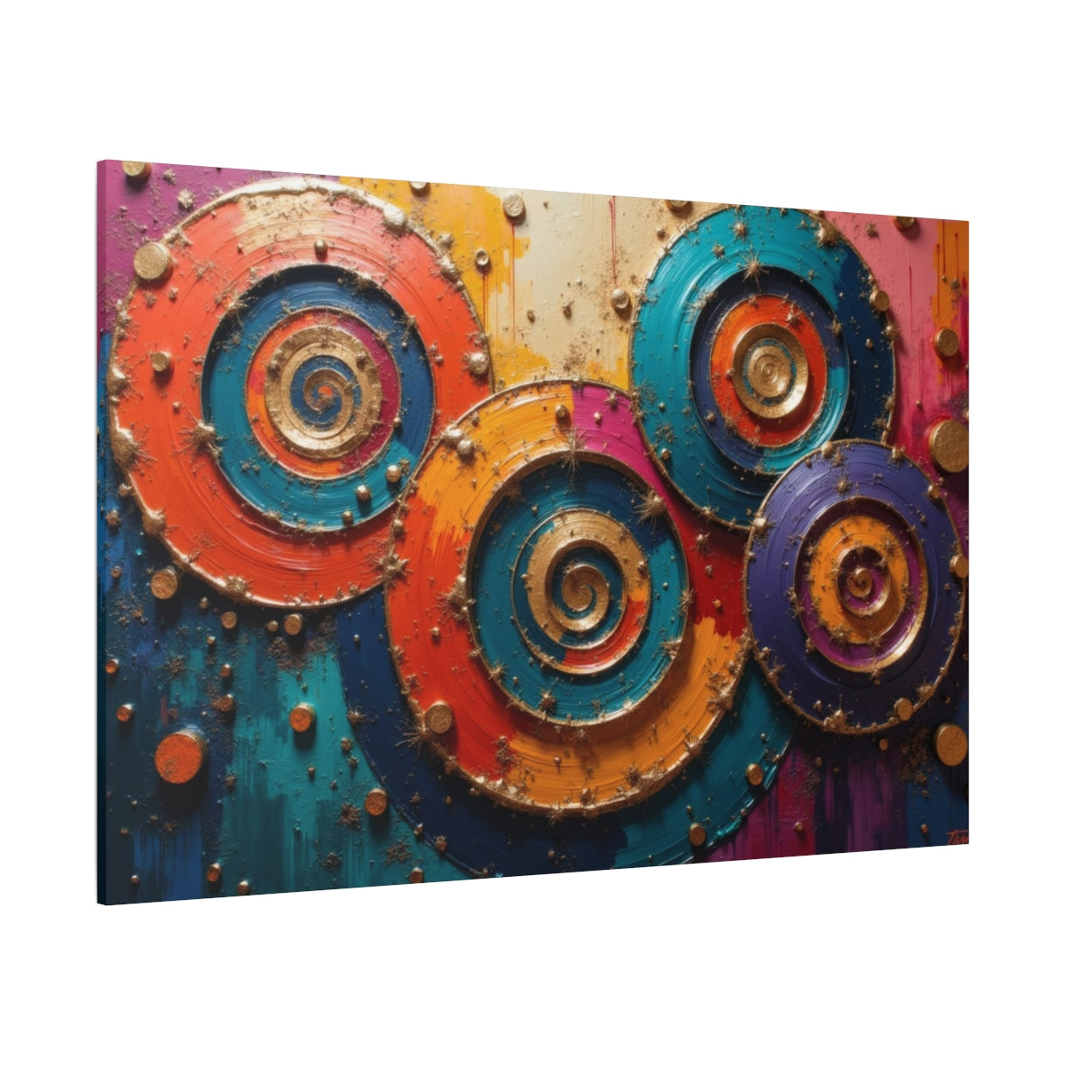 Vibrant Whirls of Imagination