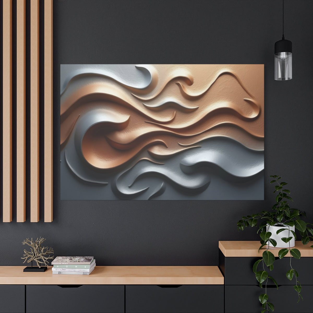 Sculpted Waves of Serenity
