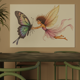 Whimsical Dance with a Butterfly