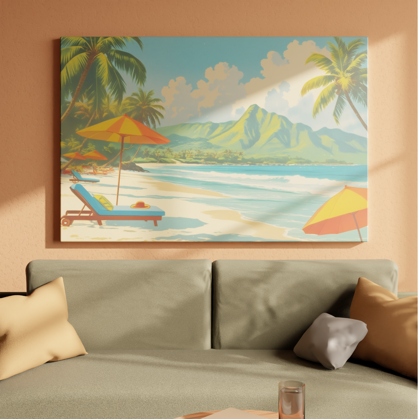 Tropical Escape Under Parasol