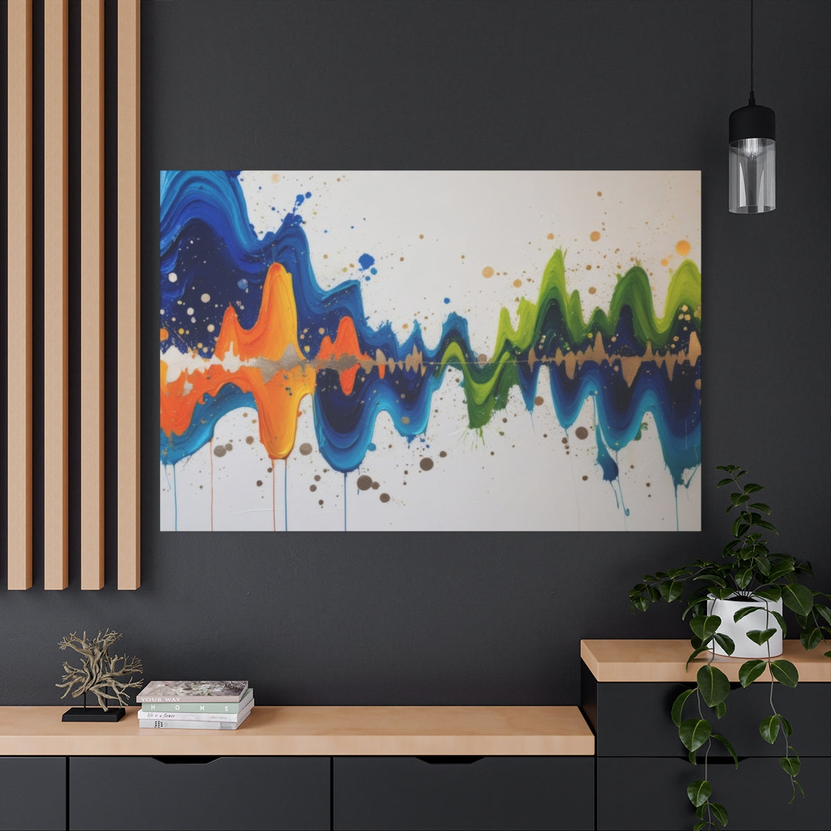 Vibrant Symphony of Waves