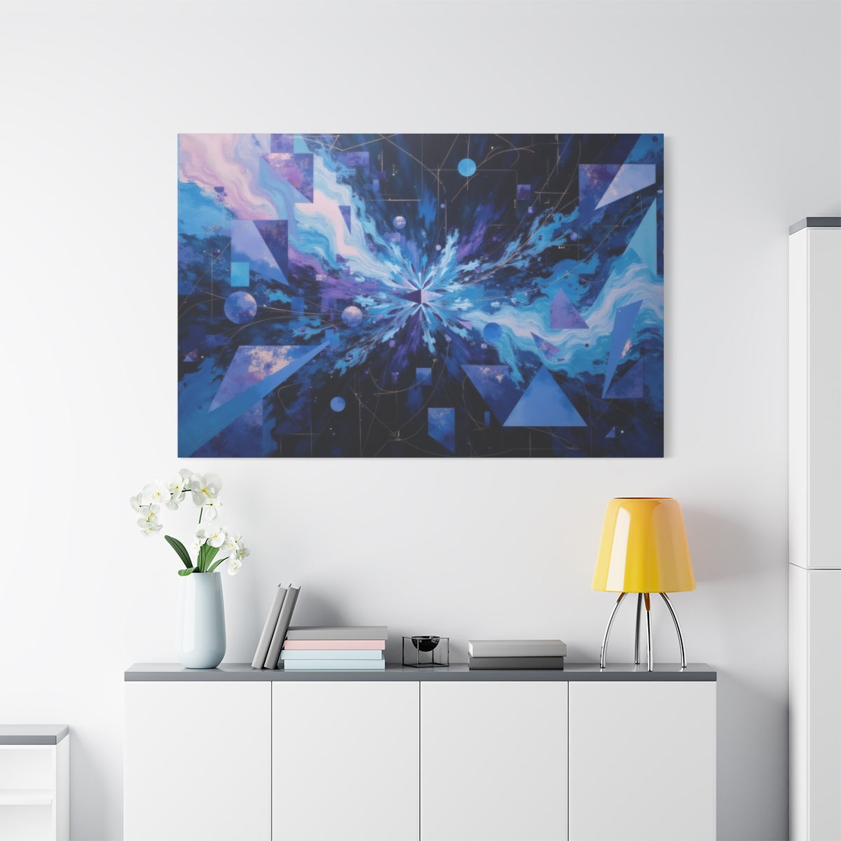 Cosmic Abstract: Universes Collide