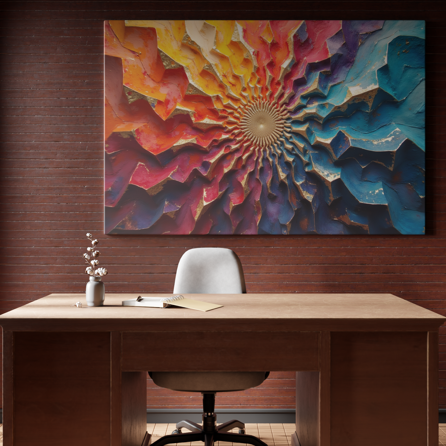 Vortex of Vibrant Hues