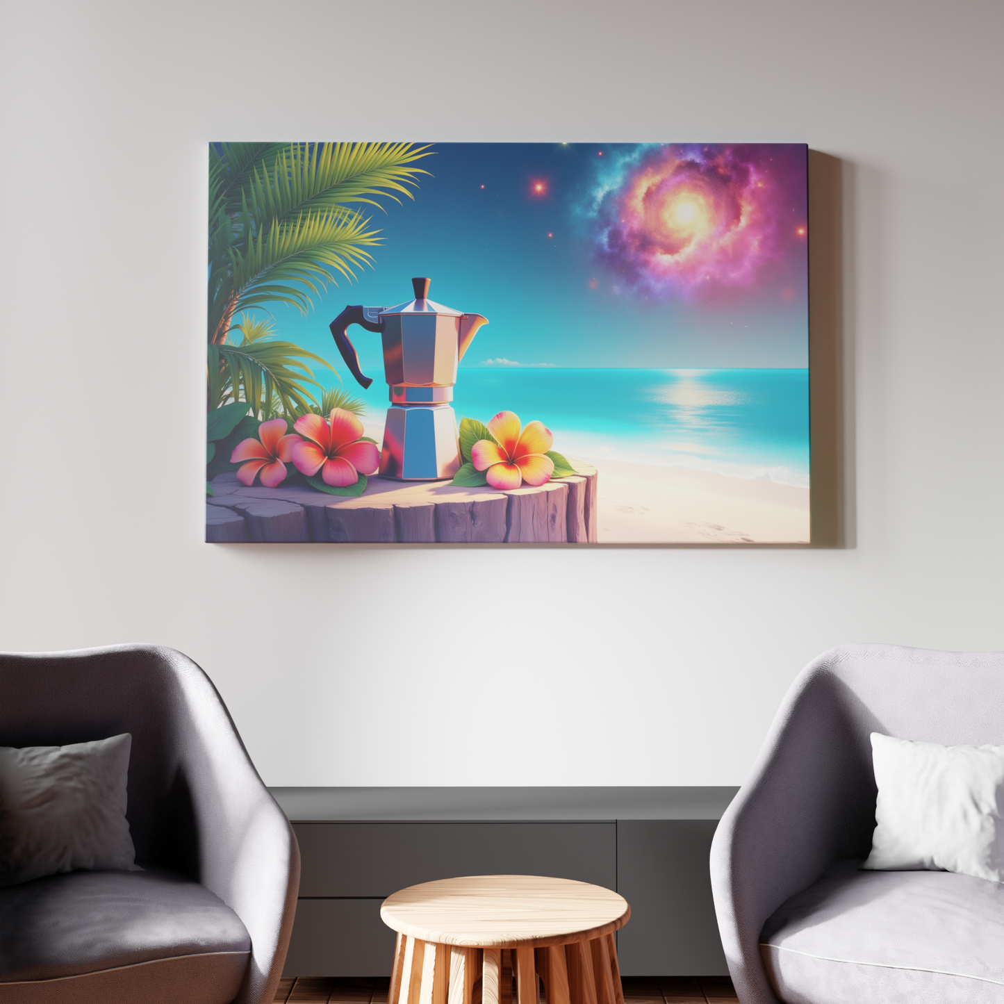 Celestial Coffee by the Sea