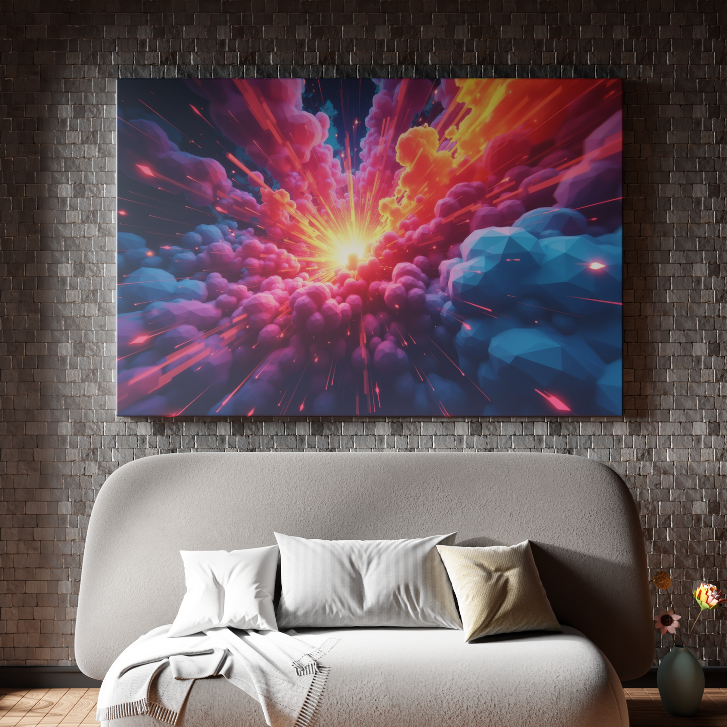 Celestial Eruption of Color