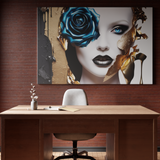 Elegance in Metallic Blooms